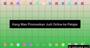 Kang Mas Pasarkan Slot Online Ke Bocah Smp