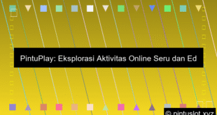 Pintuplay Eksperimen Aktivitas Online