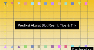 Prediksi Slot Resmi