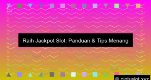 Promo Jackpot Slot