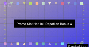 Promo Slot Hariini